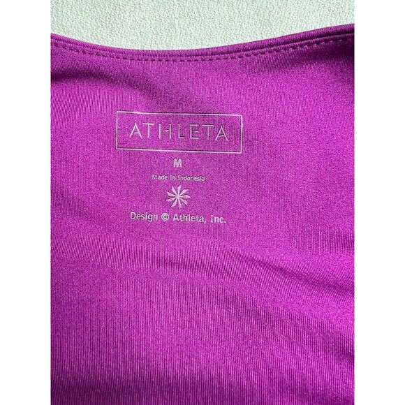 Athleta Women's Tangelo Twist Front Lycra Sport Dress Purple Outdoors Medium - Picture 5 of 7